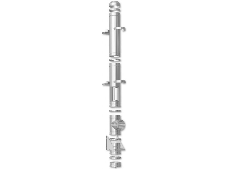 Komínová sestava SLIM 130 mm x 5,8 m