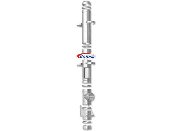 Komínová sestava SLIM 130 mm x 8,8 m