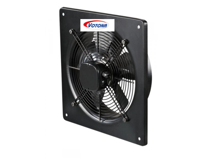 Axiální ventilátor, čtvercový rám FR-350-BS, 230V